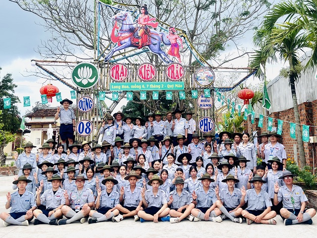 Phù Cát: GĐPT huyện tổ chức trại Dũng kỷ niệm ngày Vía Xuất gia